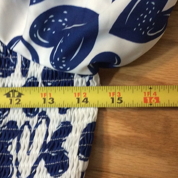 M She + Sky blue heart ruffle dress - Picture 11 of 16